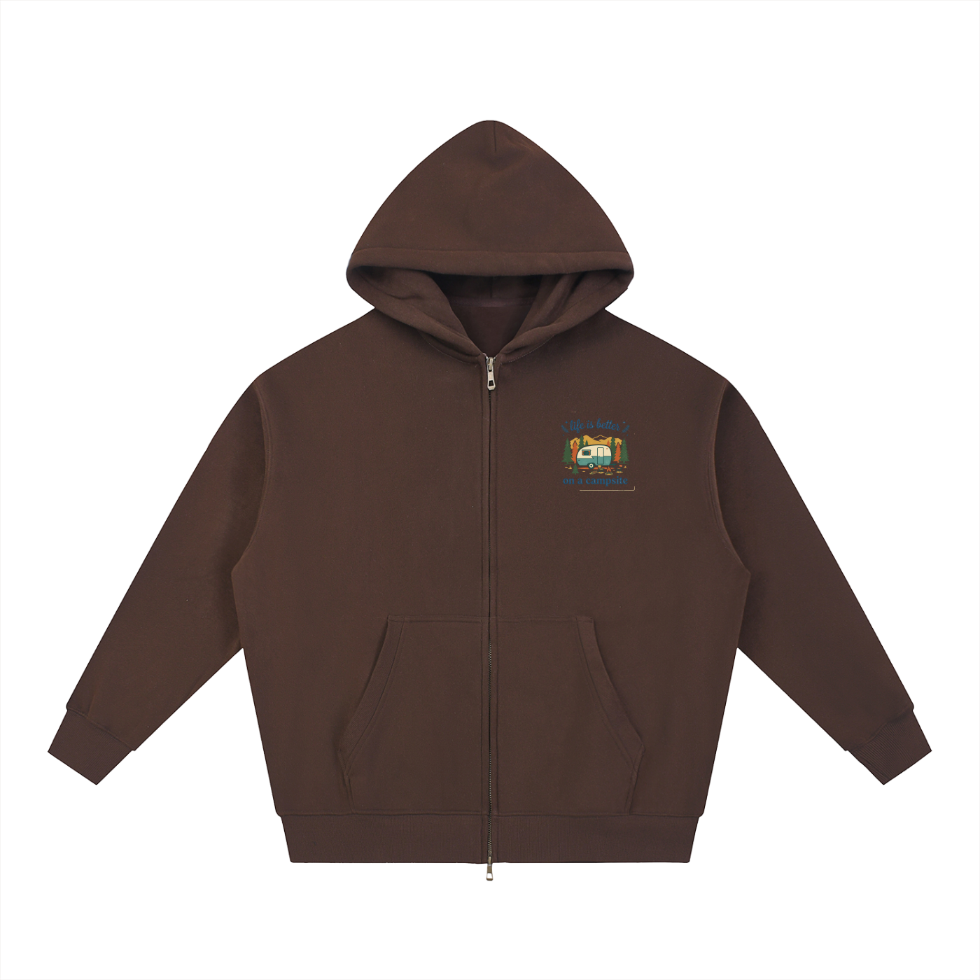 Life is Better zip Hoodie