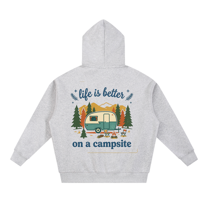 Life is Better zip Hoodie