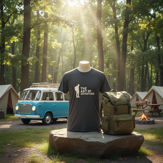 The Art Of Adventure White print T-Shirt