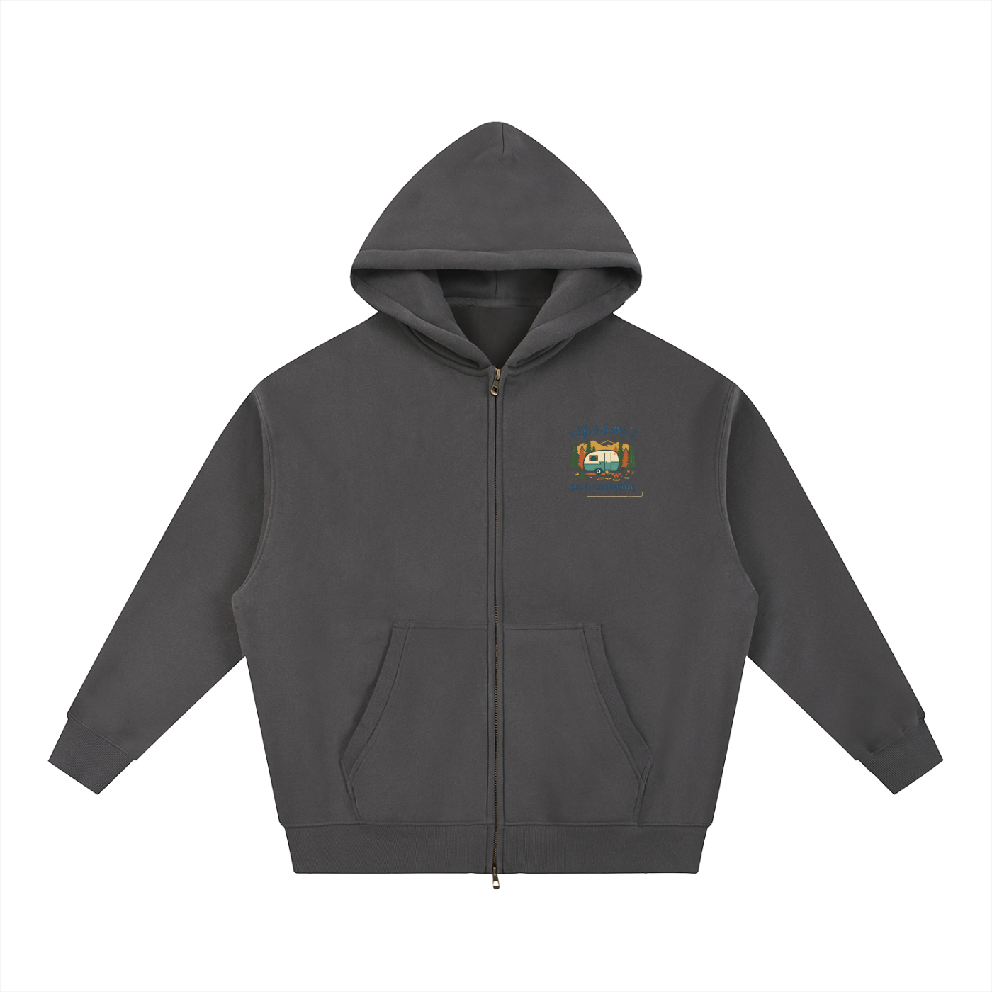 Life is Better zip Hoodie