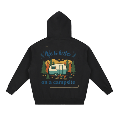 Life is Better zip Hoodie